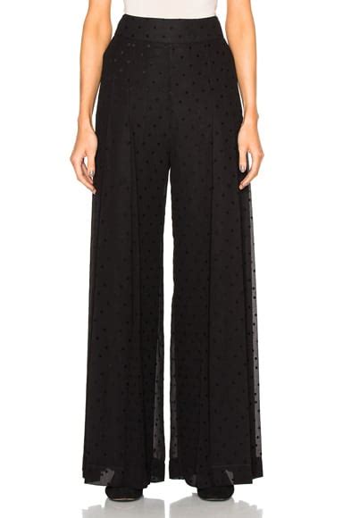 see by chloe wide leg trousers|Chloe.